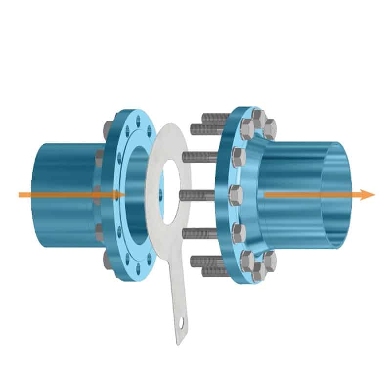 Siebkorbfilter Industriefabrik Schneider Steckscheibe Lochscheibe Ringscheibe Edelstahl Rohrleitung Zwischenflansch